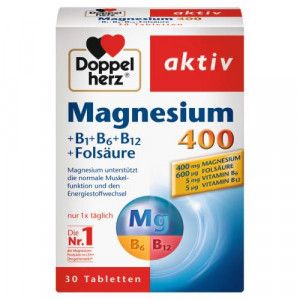 DOPPELHERZ Magnesium 400 mg Tabletten