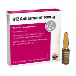 B12 ANKERMANN 1000 μg Injektionslösung Amp.