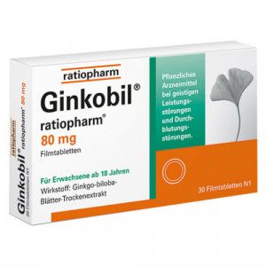 GINKOBIL-ratiopharm 80 mg Filmtabletten